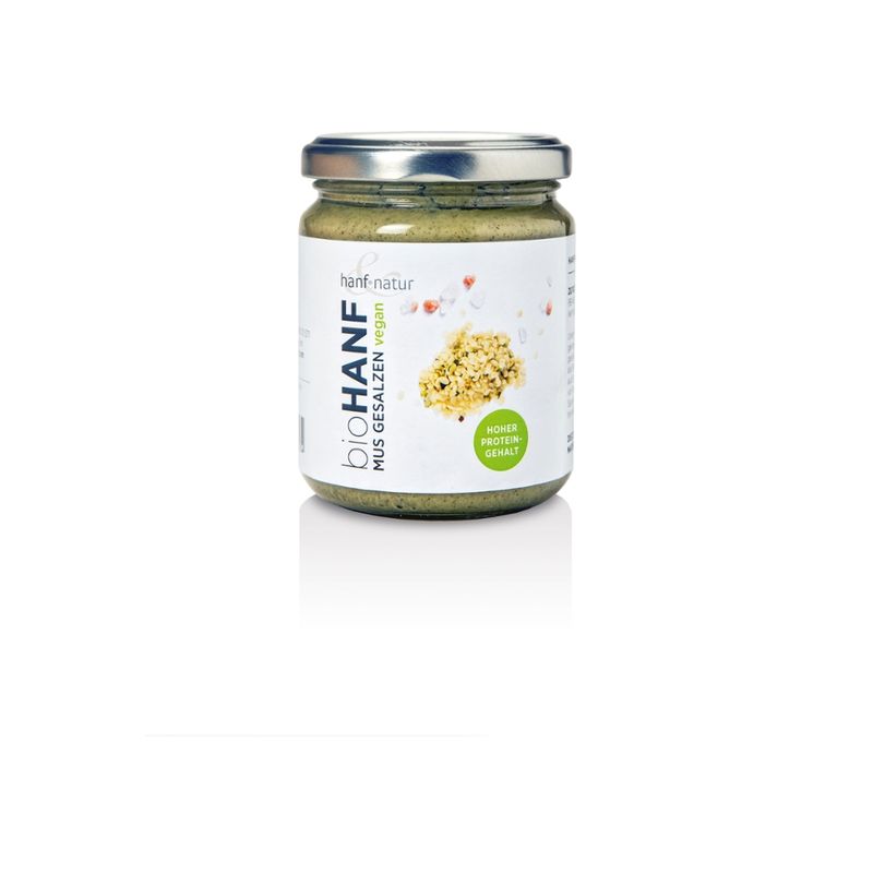 hanf & natur Bio Hanfmus gesalzen - Produktbild