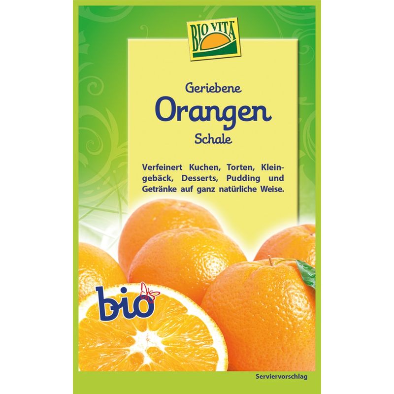 BIOVITA Geriebene Orangenschale bio - Produktbild