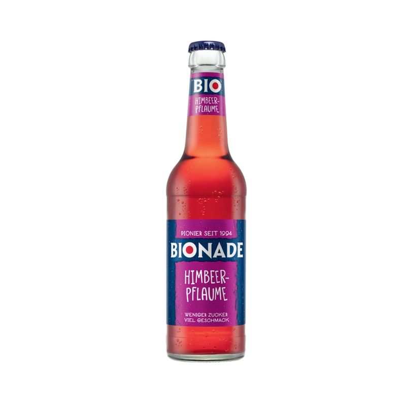 BIONADE Bionade Himbeer-Pflaume Mehrweg Kasten 0,330 - Produktbild