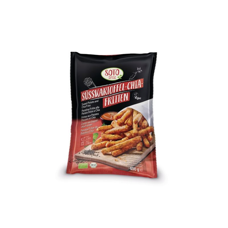 SOTO Süßkartoffel-Chia-Fritten tiefgekühlt - Produktbild