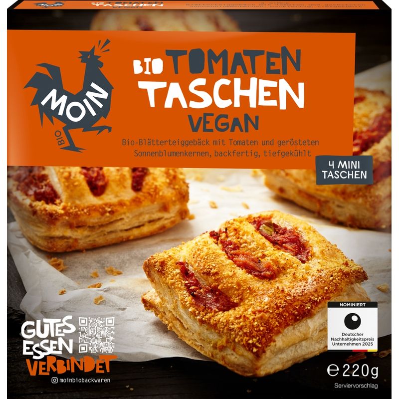 Moin Bio Backwaren Bio Tomaten Tasche Vegan - Produktbild