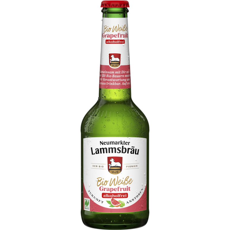 Neumarkter Lammsbräu Neumarkter Lammsbräu Bio Weiße Grapefruit alkoholfrei 0,33l - Produktbild
