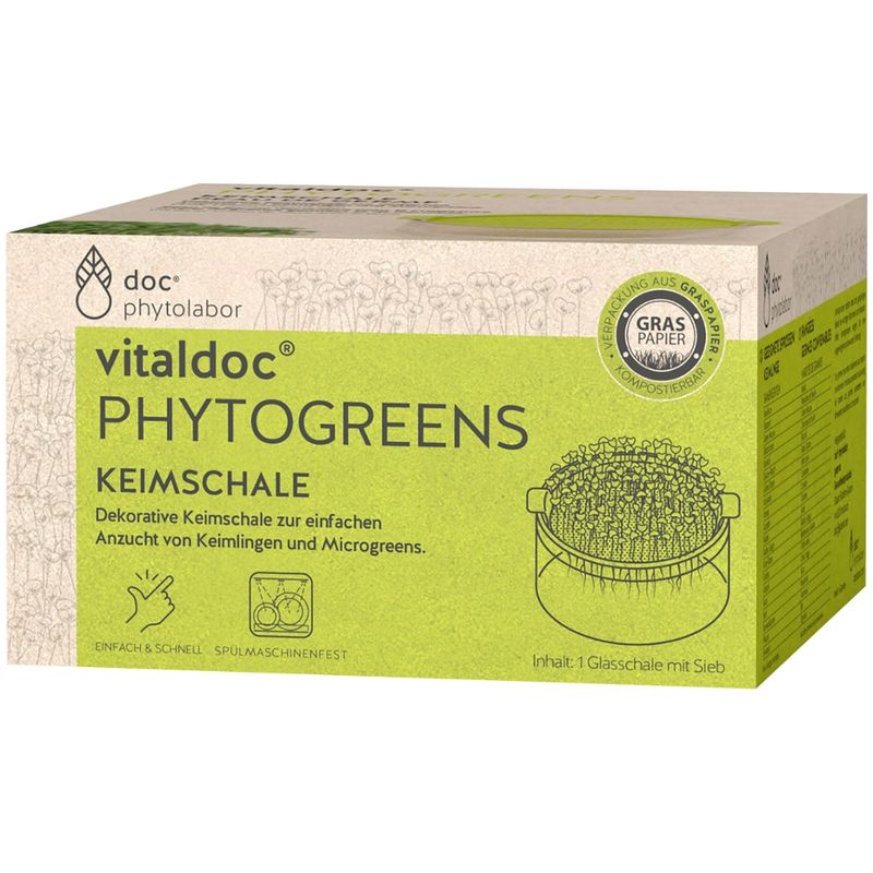 doc phytolabor vitaldoc PHYTOGREENS Keimschale - Produktbild