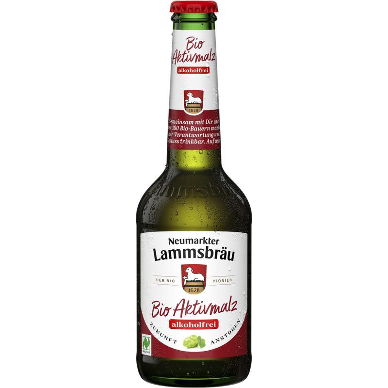 Neumarkter Lammsbräu Neumarkter Lammsbräu Bio Aktivmalz alkoholfrei 0,33l - Produktbild