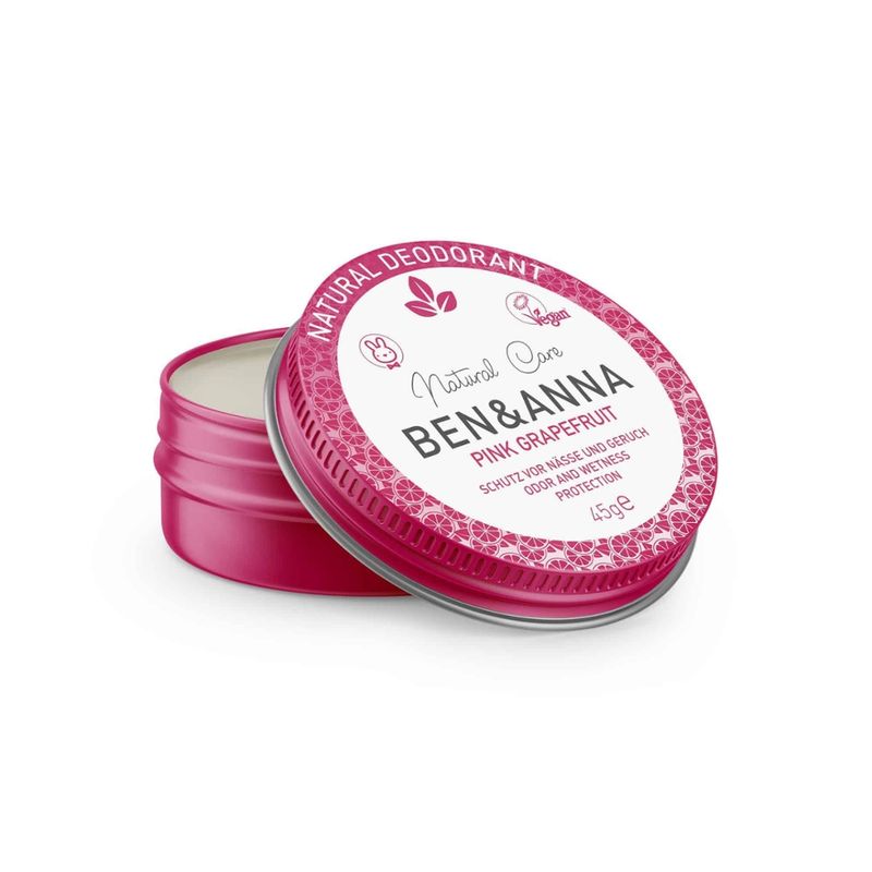 Ben&Anna Natural Care Ben&Anna Deocreme in der Weißblechdose Pink Grapefruit - Produktbild