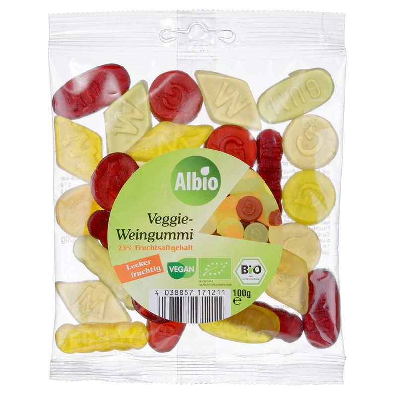 Albio Albio Veggie-Weingummi - Produktbild