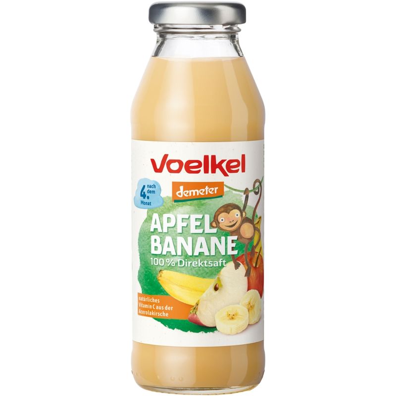 Voelkel Apfel Banane nach dem 4. Monat 100% Direktsaft - Produktbild