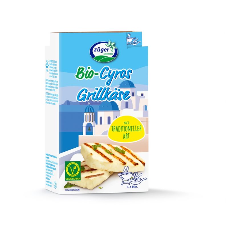 Züger Frischkäse AG Züger Cyros Bio Grillkäse 200g - Produktbild