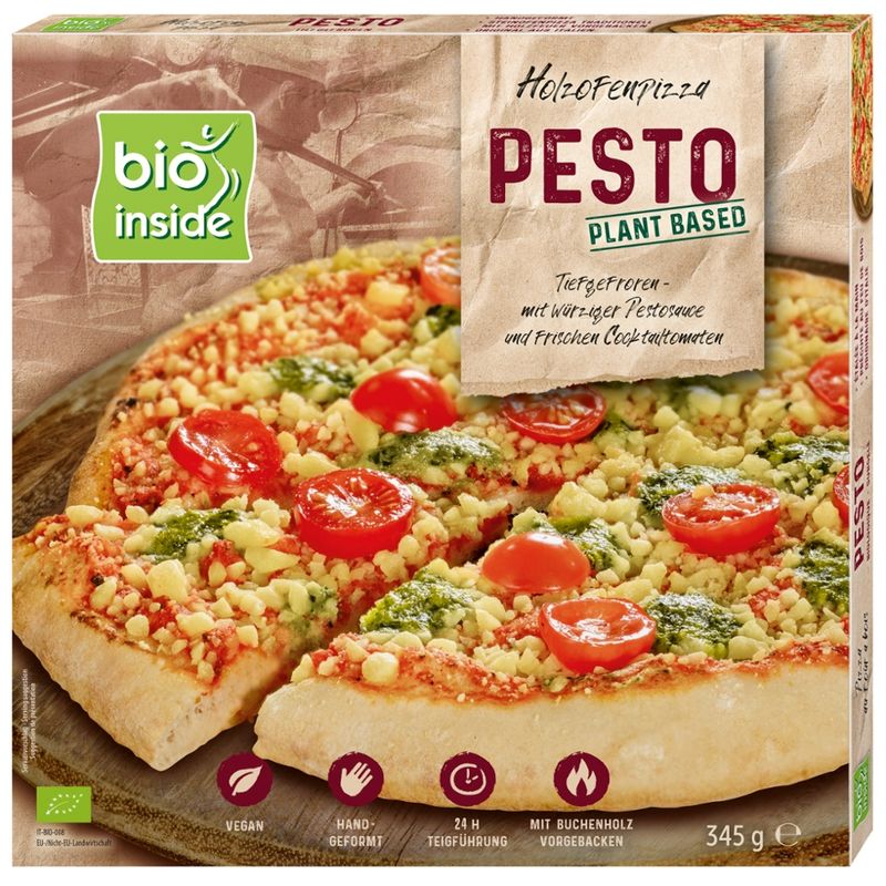 bio inside Holzofenpizza Pesto plant based - Produktbild