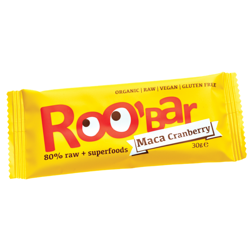 Roobar Roobar Maca & cranberries, 30g, glutenfrei - Produktbild