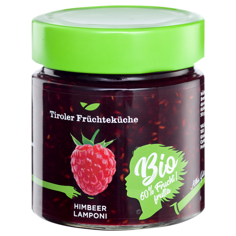 Tiroler Früchteküche BIO Himbeer-Fruchtaufstrich 60% Fr. 260 g - Produktbild