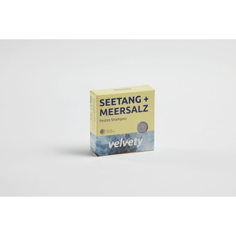 Velvety Velvety Festes Shampoo Seetang + Meersalz 60g - Produktbild