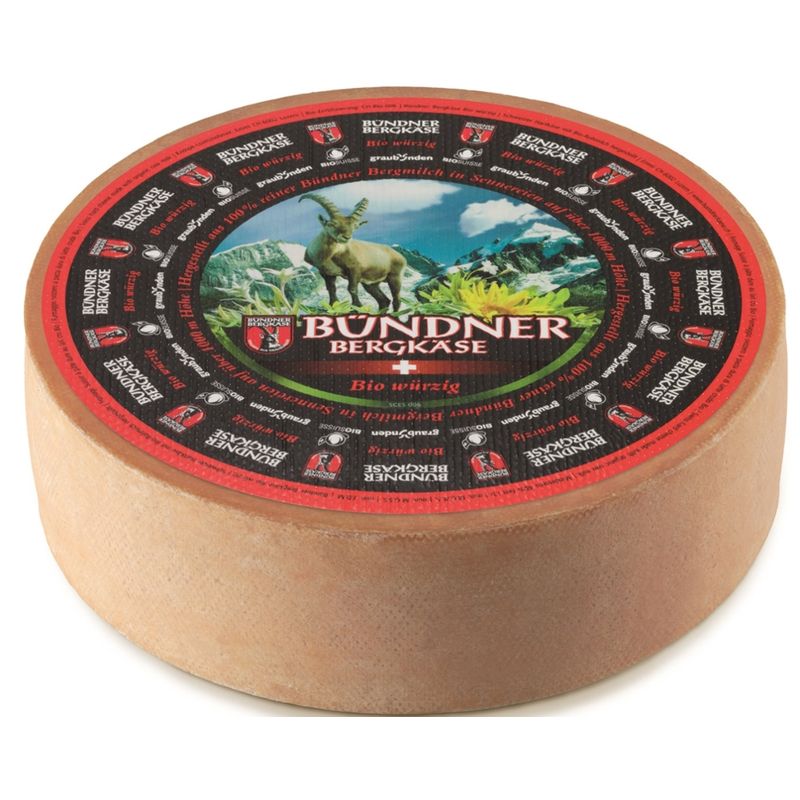 InterCheese 100976_Bündner Bergkäse "Bio VK", würzig 5 Monate, Laib ca. 5 kg - Produktbild