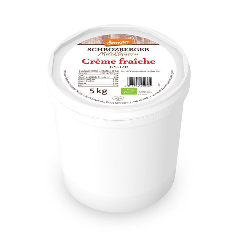 Schrozberger Milchbauern Creme fraiche 5kg - Produktbild