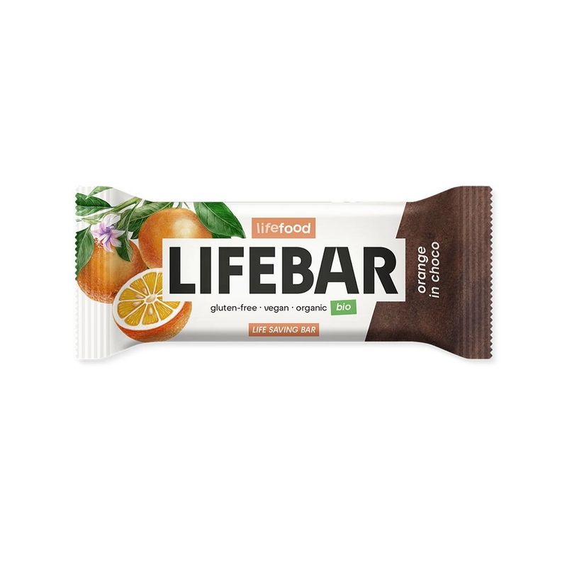 Lifefood  lifefood Lifebar InChoco Orange Roh Bio - Produktbild