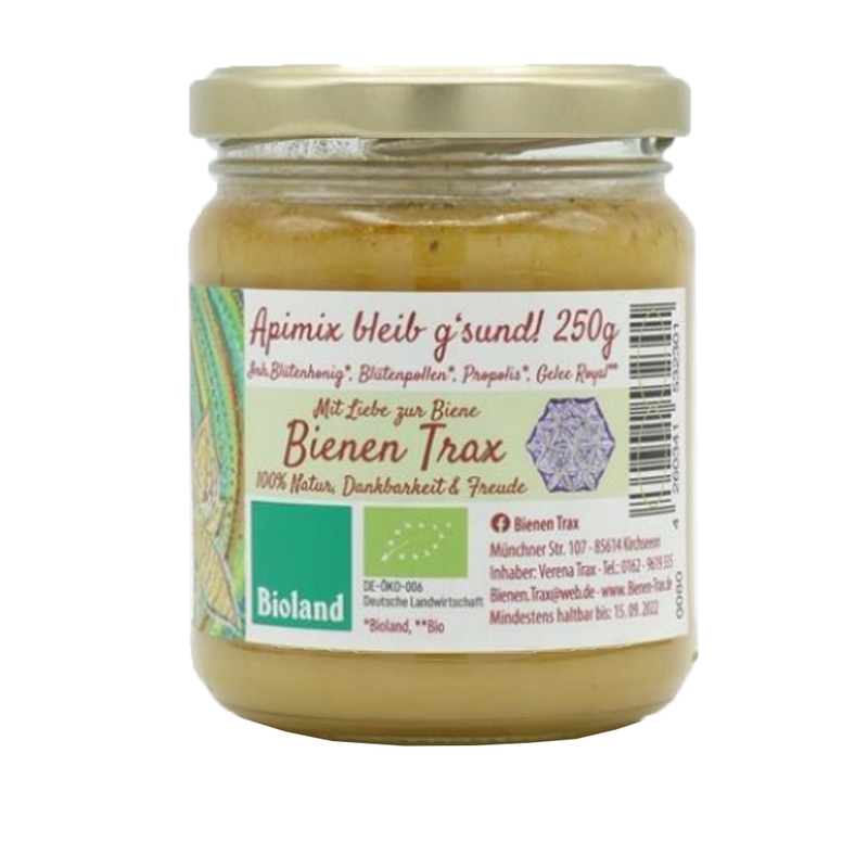 Familienimkerei Bienen-Trax Apimix Honig Gelee Royal 250g - Produktbild