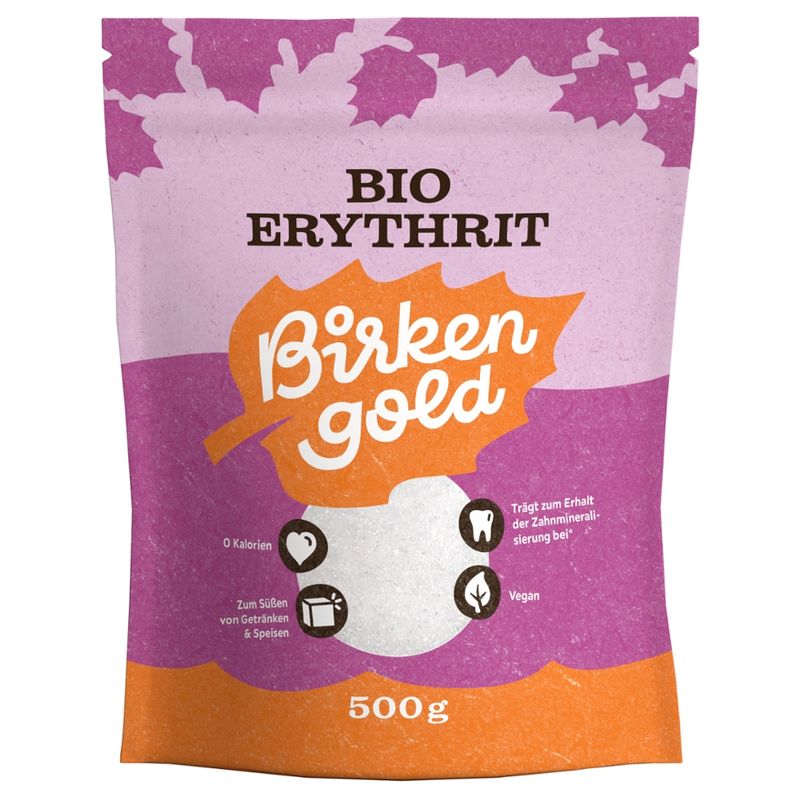 Birkengold Birkengold Bio Erythrit Beutel - Produktbild