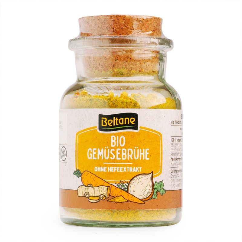 Beltane Beltane Gemüsebrühe Korkenglas, vegan, glutenfrei, lactosefrei - Produktbild