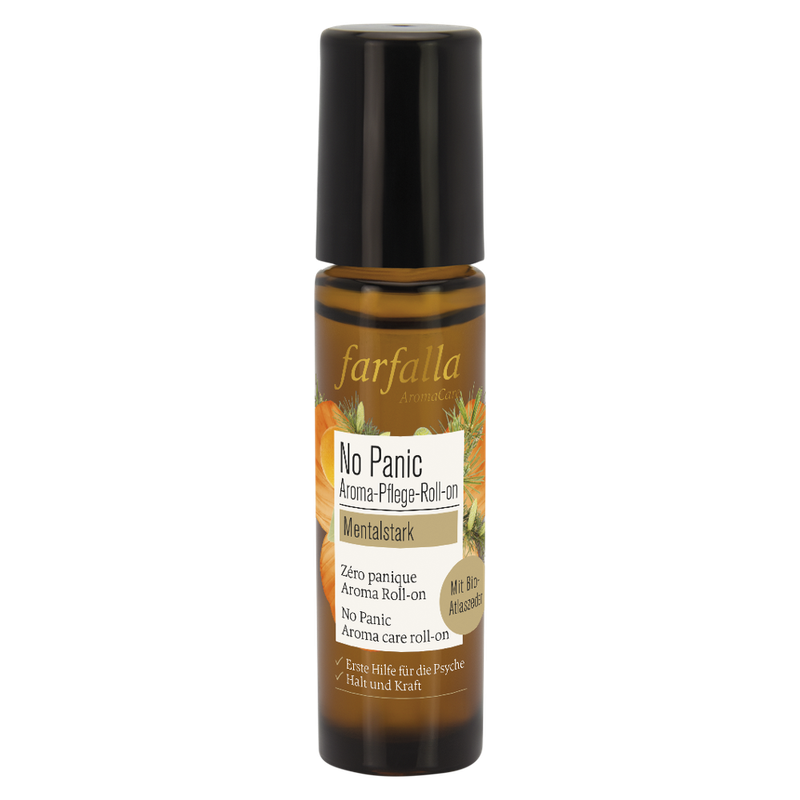 farfalla Mentalstark, No Panic Aroma-Pflege-Roll-on, 10ml - Produktbild