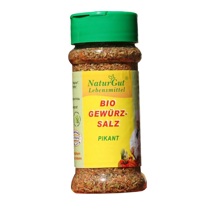 NaturGut Bio Gewürzsalz Pikant Kräutersalz Gewürze kontrolliert biologischer Anbau - Produktbild