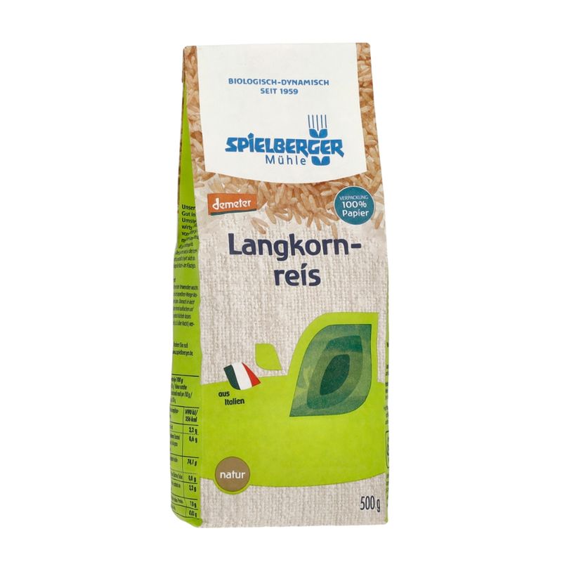 Spielberger Mühle Langkornreis, natur, demeter - Produktbild