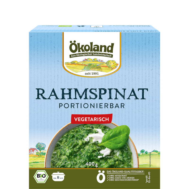 ÖKOLAND Rahm-Spinat, portionierbar - Produktbild