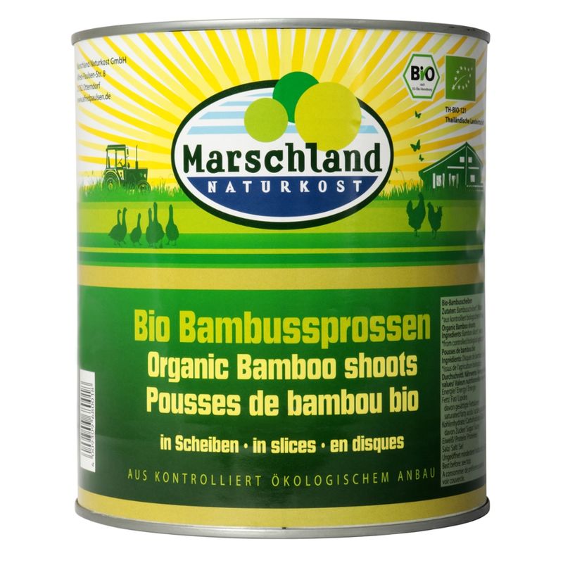 Marschland  Bio-Bambus in Scheiben 3.100 ml Ds. MARSCHLAND - Produktbild