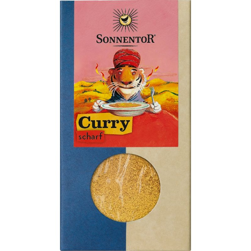 Sonnentor Curry scharf, Packung - Produktbild