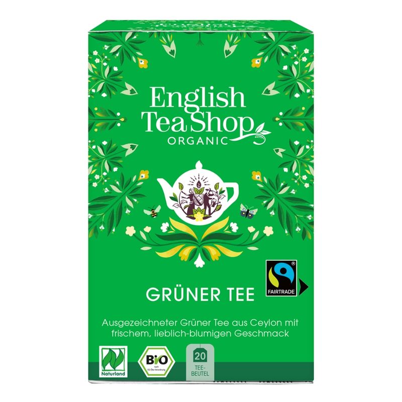 English Tea Shop English Tea Shop - Grüner Tee, BIO Fairtrade Naturland, 20 Teebeutel - Produktbild