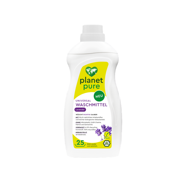 Planet Pure Universal Waschmittel Lavendel 25 Wl - Produktbild