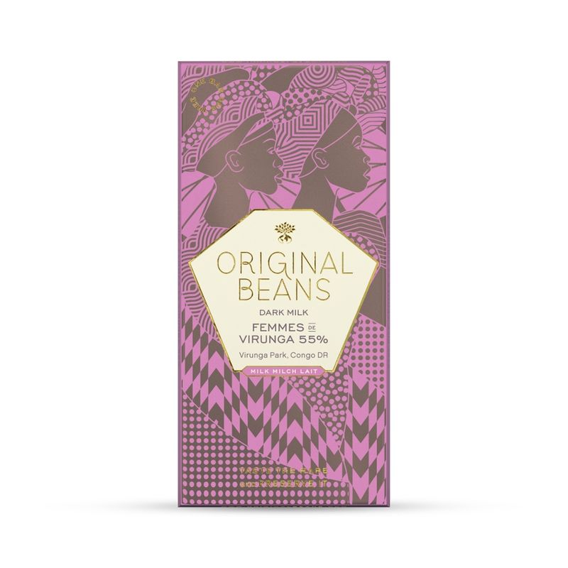 Original Beans Original Beans Femmes de Virunga 55% Bio Milchschokolade - Produktbild