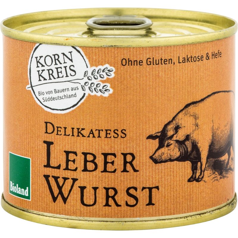 KORNKREIS Bioland Delikatess Leberwurst - Produktbild