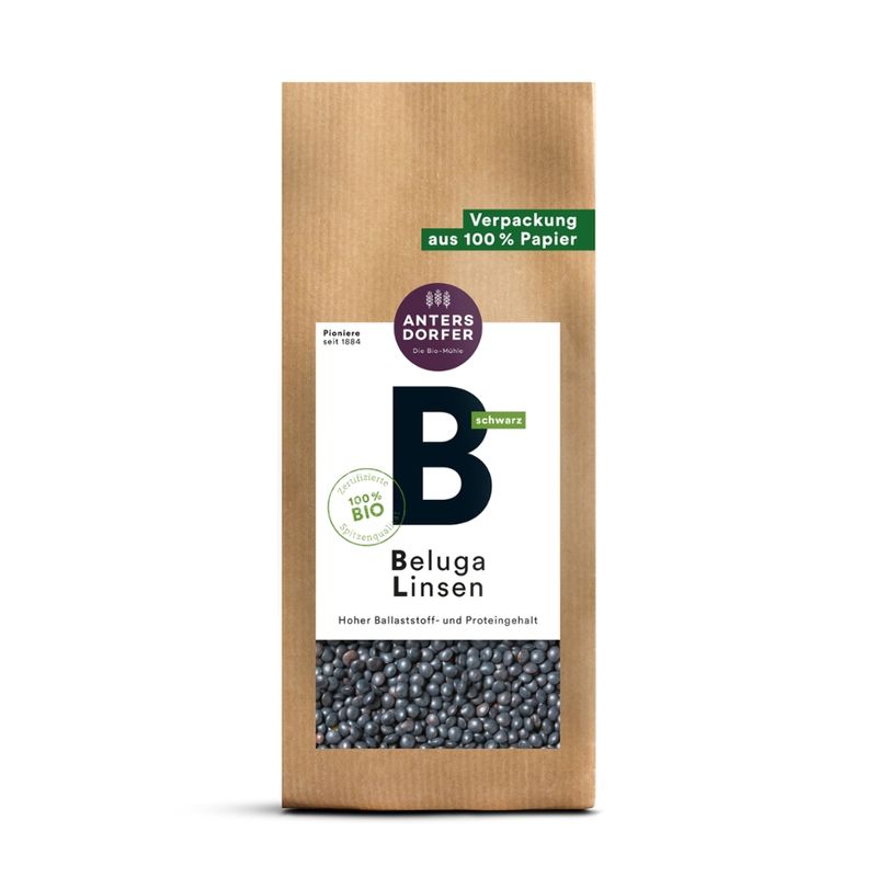 Antersdorfer - Die Bio-Mühle Bio Beluga Linsen (schwarz) - Produktbild