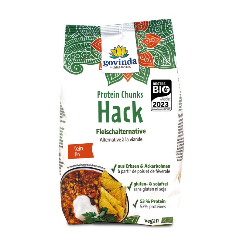 Govinda Bio Protein Chunks, Hack - Produktbild