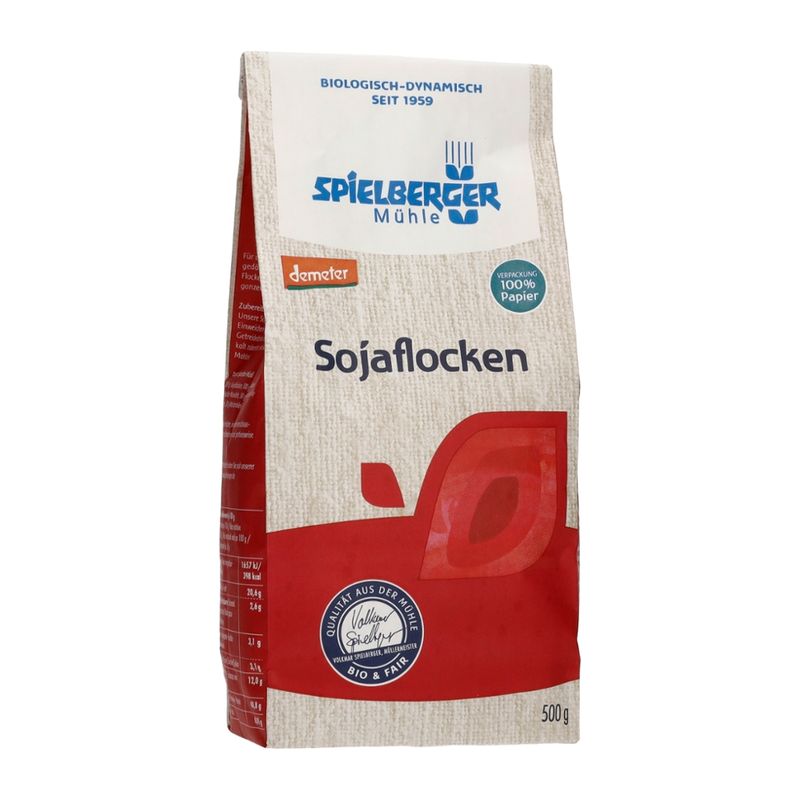 Spielberger Mühle Sojaflocken, demeter - Produktbild