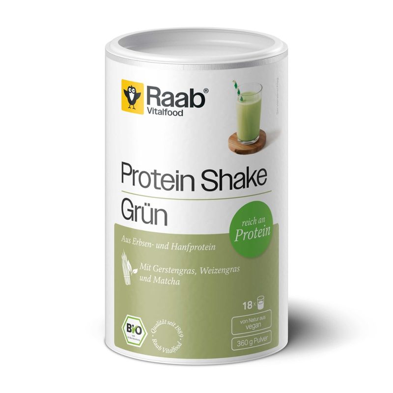 Raab Vitalfood BIO Protein Shake grün - Produktbild