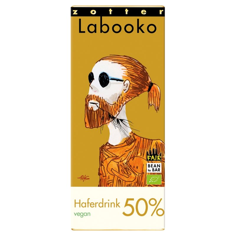 Zotter Schokolade Labooko Haferdrink 50% vegan - Produktbild