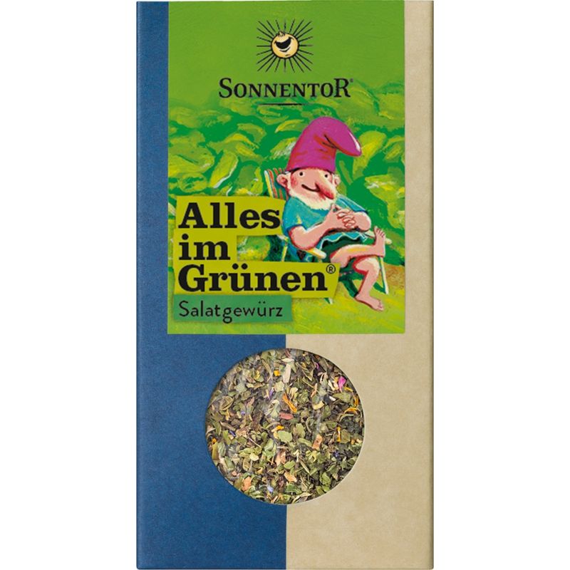 Sonnentor Alles im Grünen® Salatgewürz, Packung - Produktbild