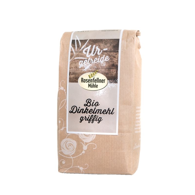 Rosenfellner Mühle & Naturkost Bio Dinkelmehl griffig 1kg - Produktbild