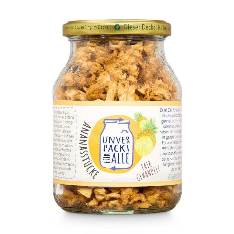 Unverpackt für alle Ananasstücke, EG Bio, MMP-gr, 210g - Produktbild