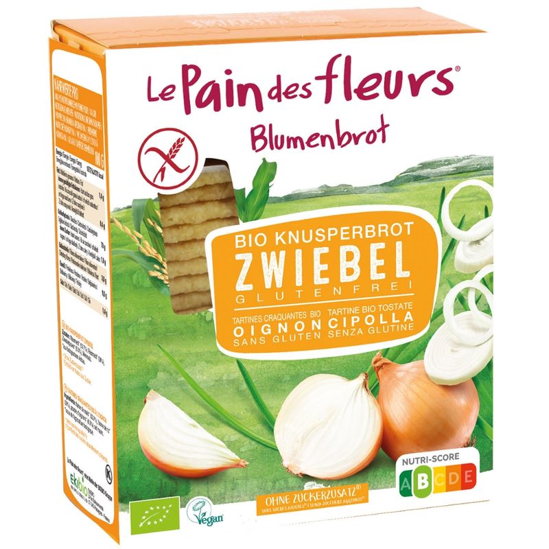 Blumenbrot Bio Knusperbrot Zwiebel - Produktbild
