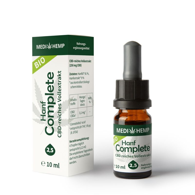 MEDIHEMP Bio Hanf Complete 2,5% - Produktbild