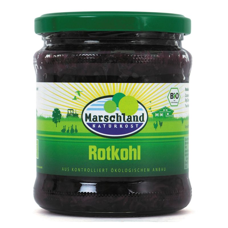 Marschland  Bioland Bio-Rotkohl 370 ml Gl. MARSCHLAND - Produktbild