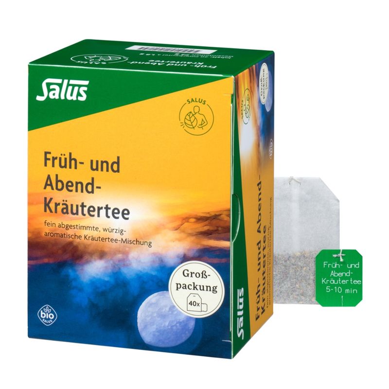 Salus® Salus® Früh- und Abend-Kräutertee bio 40 FB - Produktbild