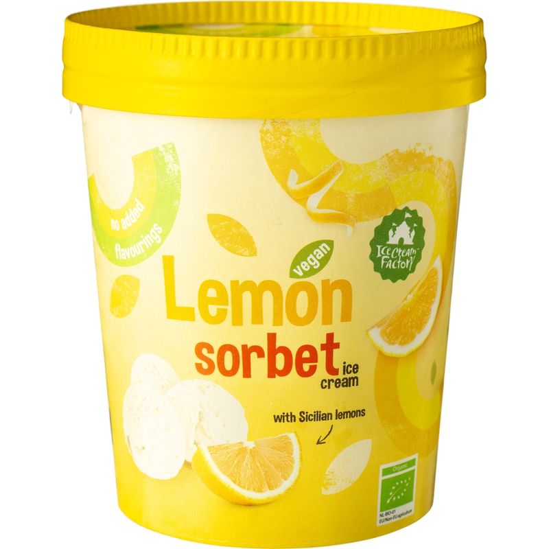 Ice Cream Factory Sorbet Eis zitrone - Produktbild