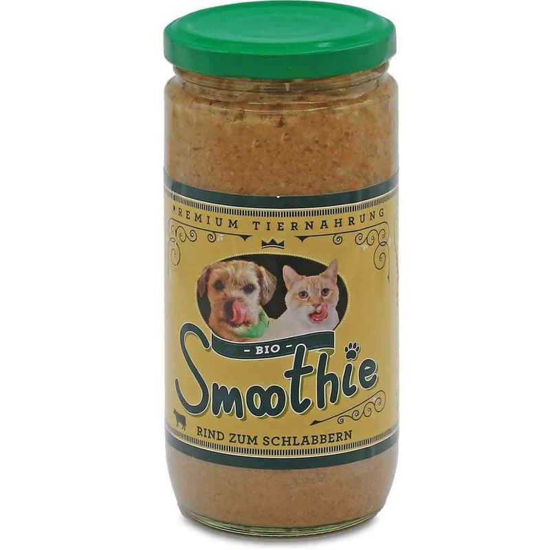 Wuff & Mau Heimtiernahrung  Smoothie Bio Rind zum Schlabbern - Produktbild