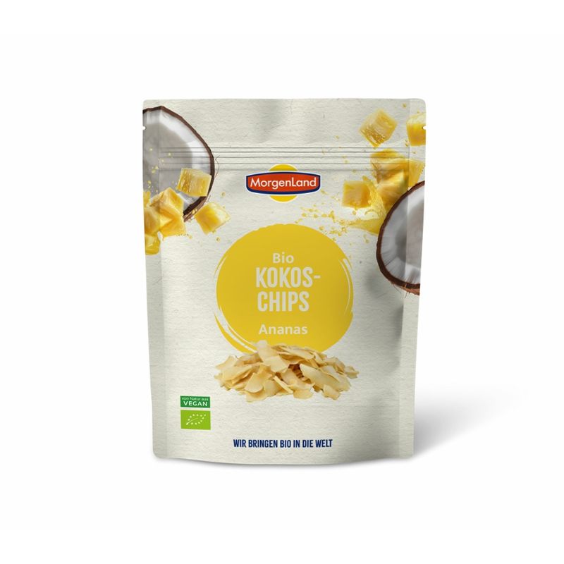 MorgenLand Bio Kokoschips Ananas - Produktbild