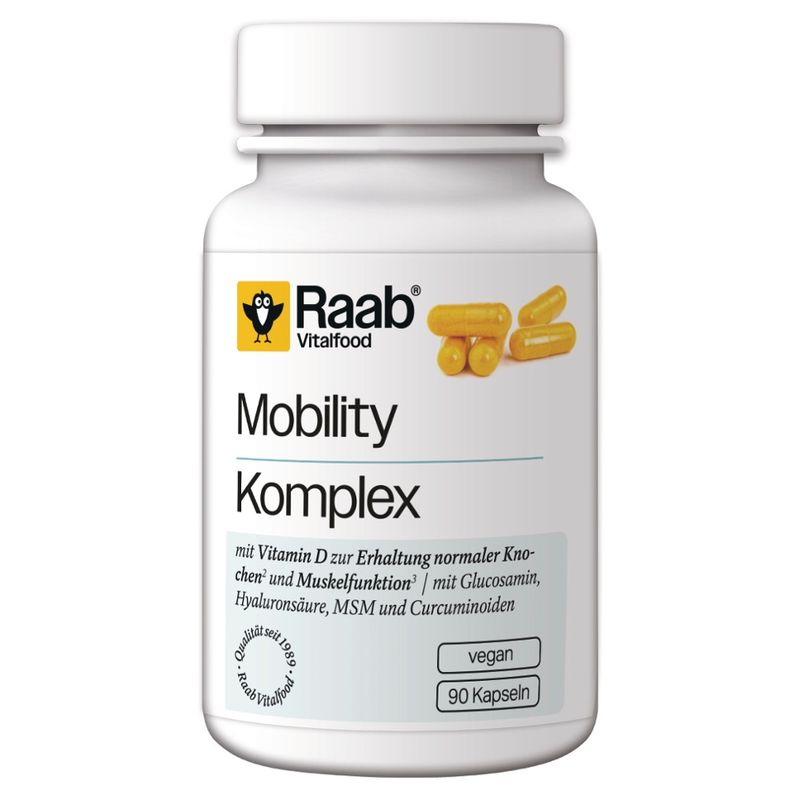 Raab Vitalfood Mobility Komplex 90 Kapseln à 600 mg - Produktbild