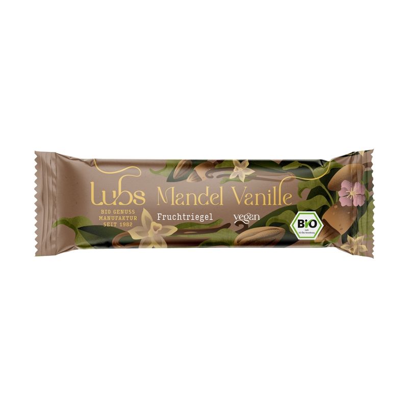 Lubs Mandel Vanille Fruchtriegel, Bio - Produktbild