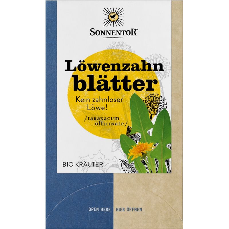 Sonnentor Löwenzahnblätter, Doppelkammerbeutel - Produktbild